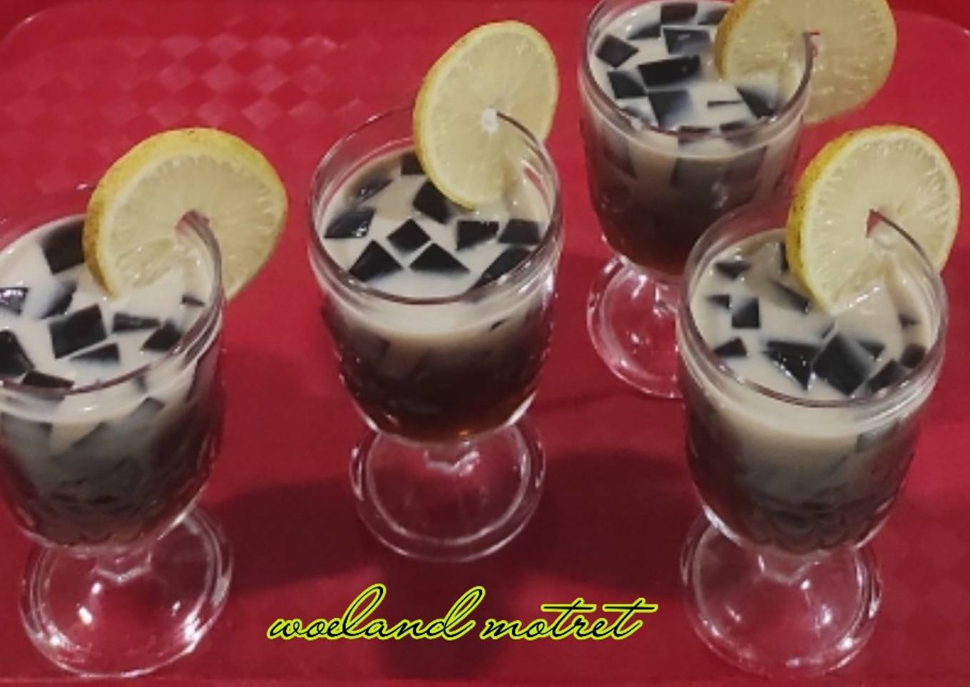 Cincau Gula Jawa Jeruk Lemon