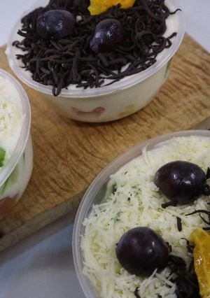 Foto resep Salad buah (versi susu)