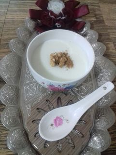 عکسی از دستور 🍯🍶فرنی شیر عسل🍶🍯