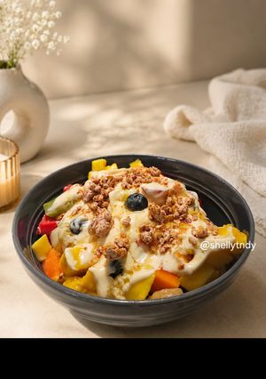 Foto resep Salad Buah Granola