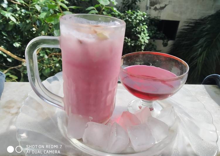 Sweet Yoghurt Rosy Drink PUNJABI LASSI