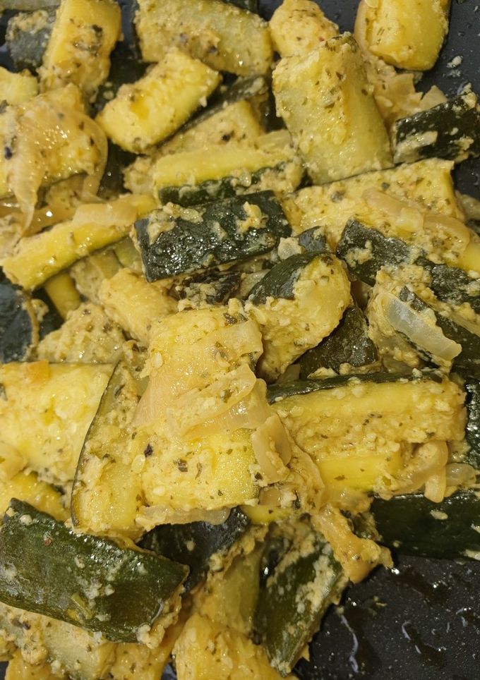 Une photo de Courgette à la moutarde