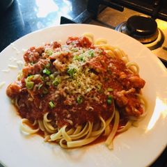 A picture of Shrimp Linguine.