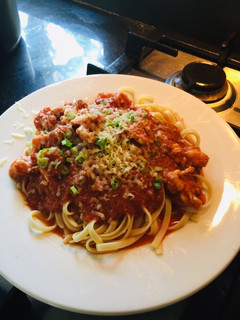 A picture of Shrimp Linguine.