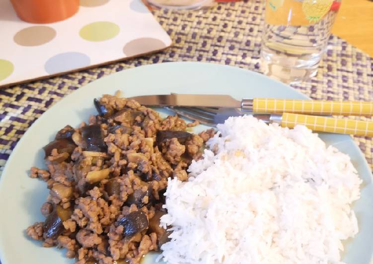 Recipe of Award-winning Oyster minced pork and eggplant