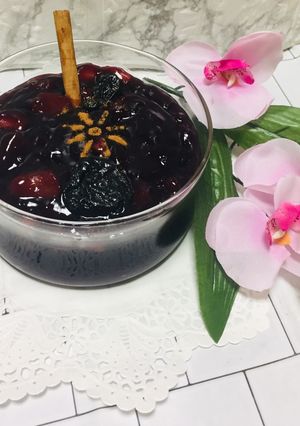 Una foto de Mazamorra Morada Limeña  PE!