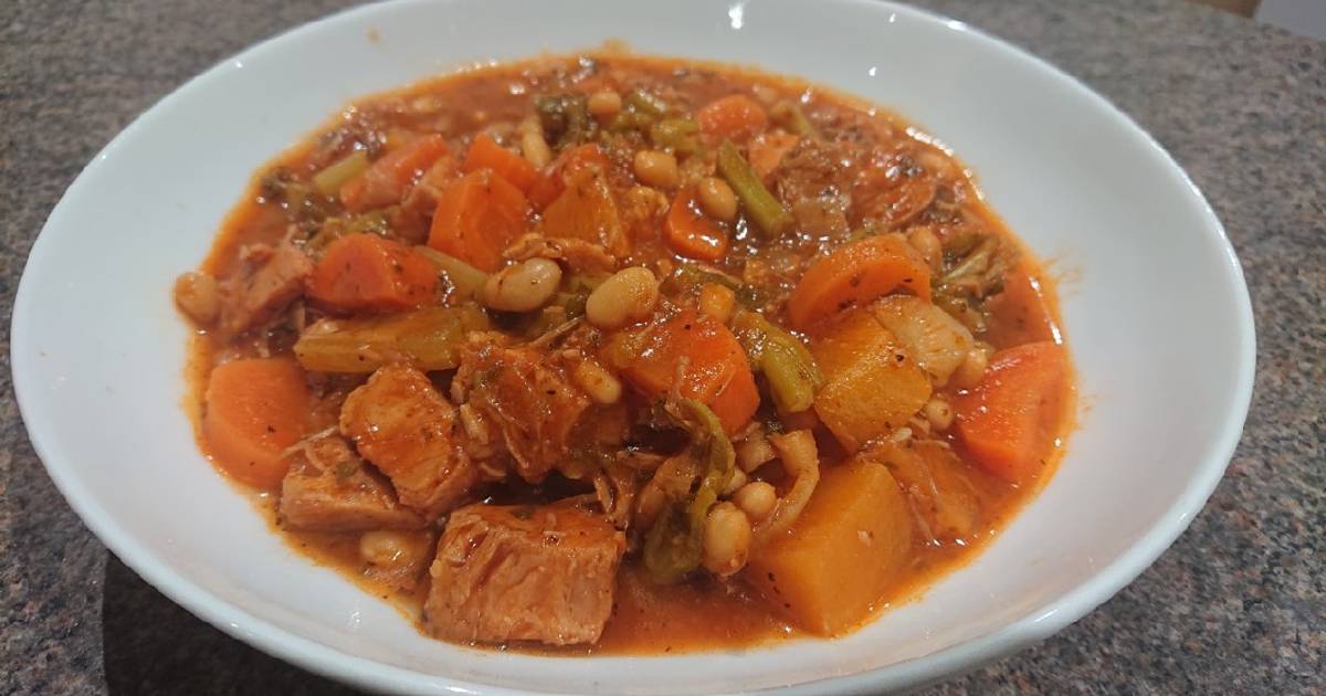 Ham and Baked Beans Chunky Stew Recipe by Andrea Cookpad
