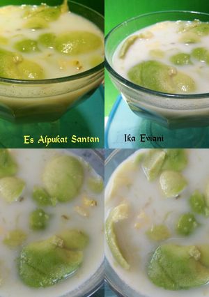 Foto resep Es Alpukat Santan