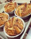 Coffee Choco Granules Bread Pudding