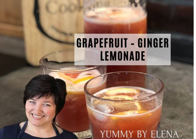 Step-by-Step Guide to Make Favorite Ginger Pink Grapefruit Lemonade