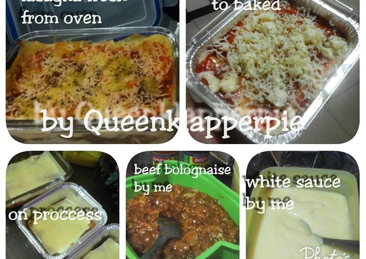 Bagaimana Membuat Lasagna homemade by Queenklapperpie, Enak Banget