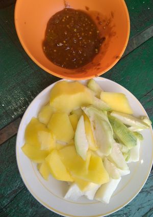 Foto resep Rujak buah sederhana