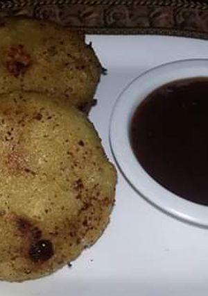 A picture of Souji ki kachori #Cookpadramadan.