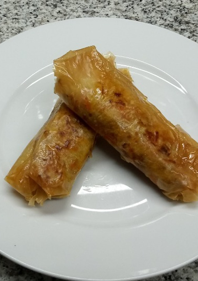 Una foto de Rollitos de primavera