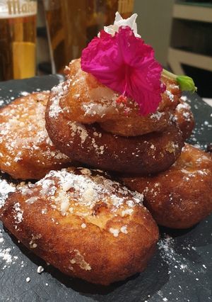 Una foto de Buñuelos de Batata