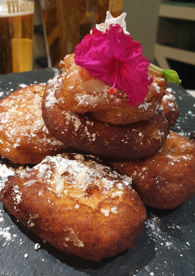 Una foto de Buñuelos de Batata