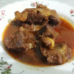 A picture of Mutton salan.