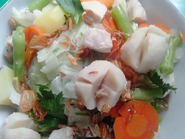 Langkah Gampang Membikin Resep Sop bakso ayam yang Sempurna Anti Ribet, Lezat Sekali