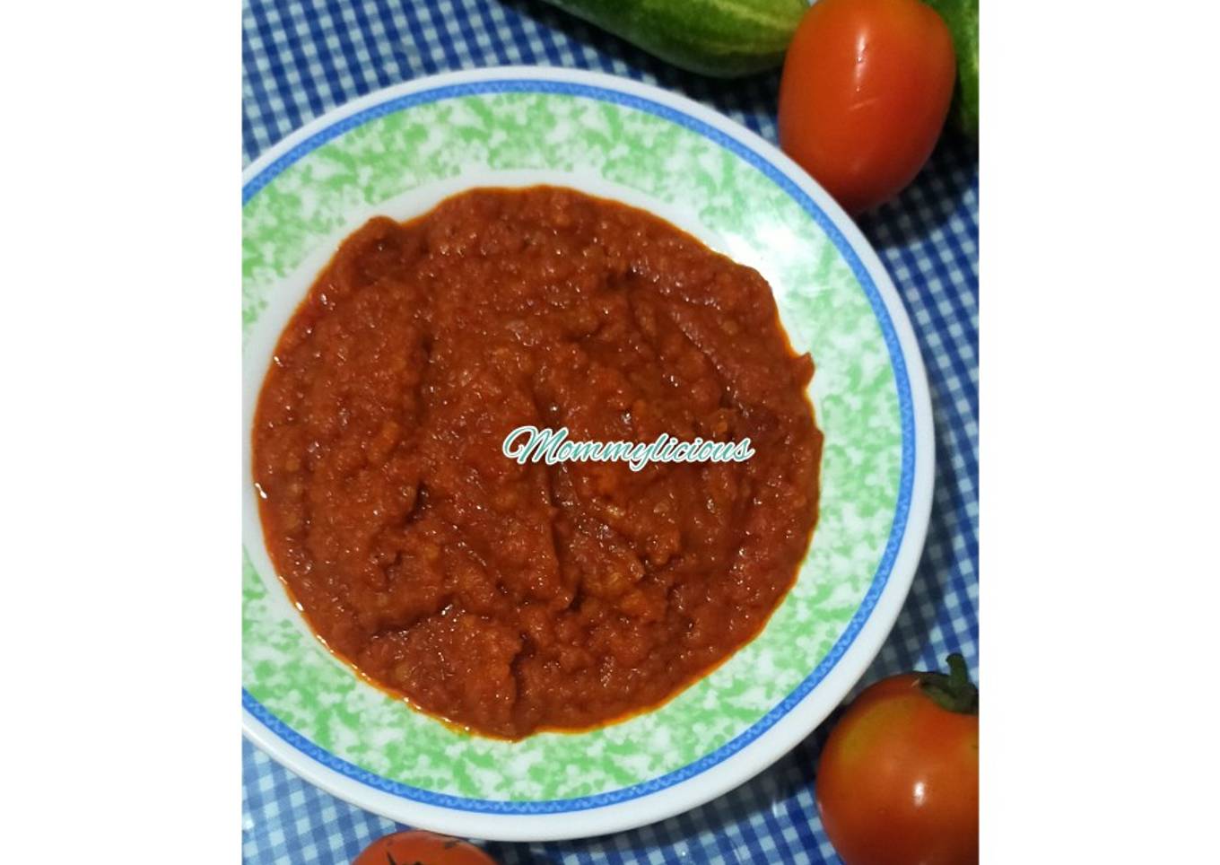 Bagaimana Membuat Sambal terasi tomat matang Mommylicious yang Enak