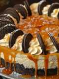 Oreo and Salted Caramel Cheesecake 🍰