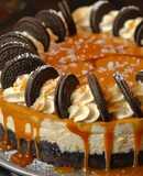 Oreo and Salted Caramel Cheesecake 🍰