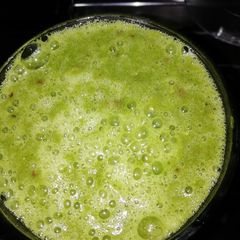 A picture of Green smoothie #breakfastideas.