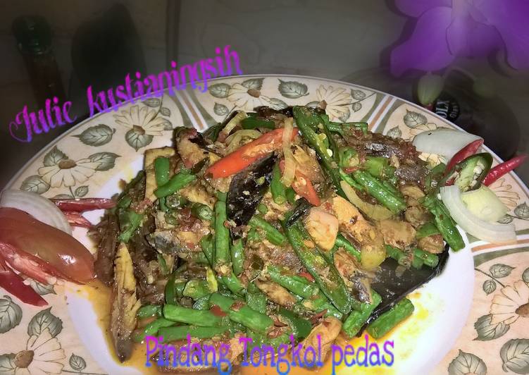 Proses meracik Pindang Tongkol kacang panjang, masak pedas, Enak