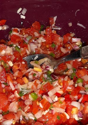 Una foto de Salsa criolla