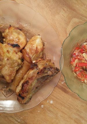 Foto resep Ayam bakar sambal matah