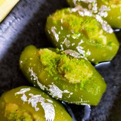 A picture of Potol Mishti / Parwal Mithai.