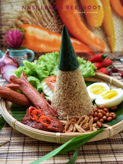 Foto resep Nasi Lemak BEETROOT