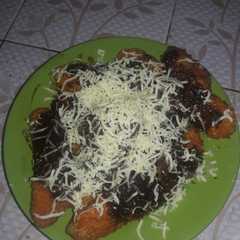 รูปของ Pisang goreng crispy saos nutella