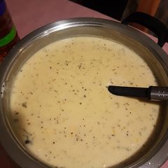A picture of Chicken Corn Soup.