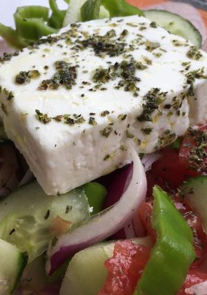 Una foto de Ensalada griega