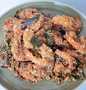 Langkah Gampang Membikin Resep Udang goreng gandum bumbu telur asin (salted egg shrimp with oat) yang Lezat Sekali Anti Ribet, Uenak Banget
