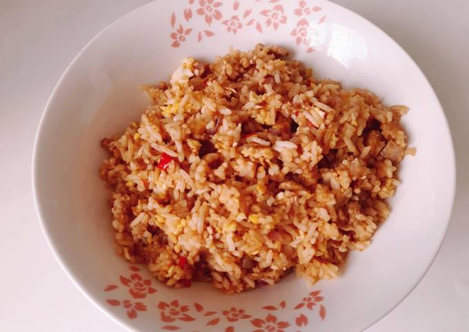 Recipe: Tasty Nasgor daging cincang bumbu iris(#349)