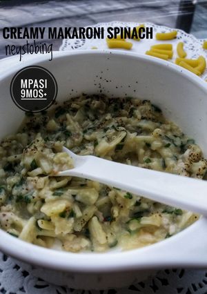 Foto resep #69 Creamy Makaroni Bayam (MPASI 9MOS+)