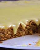 Easy Walnut Pie with Orange Glaze (Fasting - without eggs & fat)