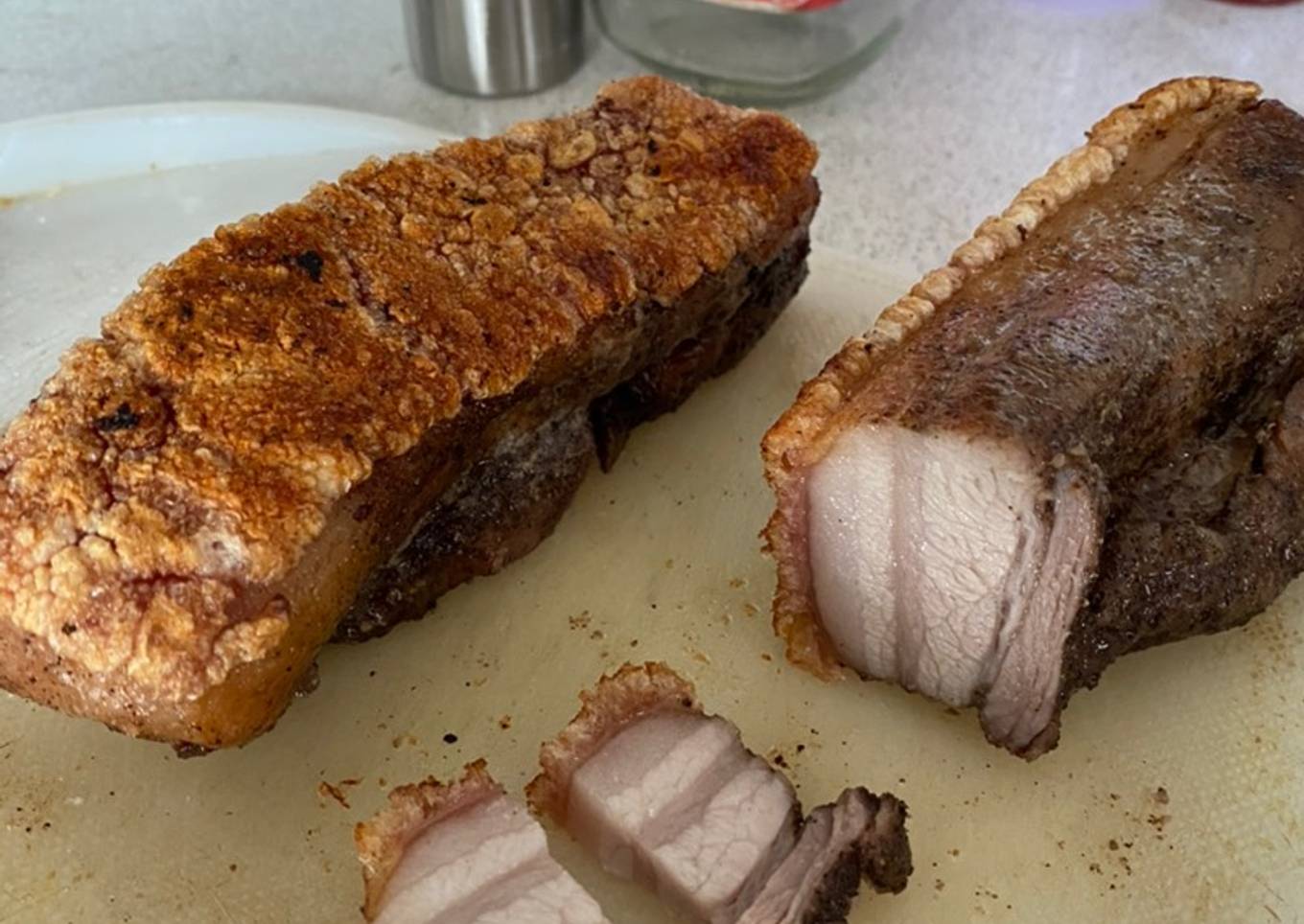 Crispy pork belly