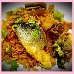 Sea Bass Pulav A picture of Sea Bass Pulav.
