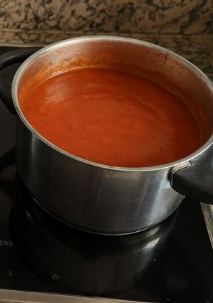 Una foto de Salsa de tomate casera