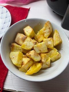 拔絲地瓜氣炸鍋（超簡單） 的食譜成品照片