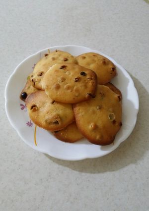 عکسی از دستور شیرینی کشمشی منو پسرم