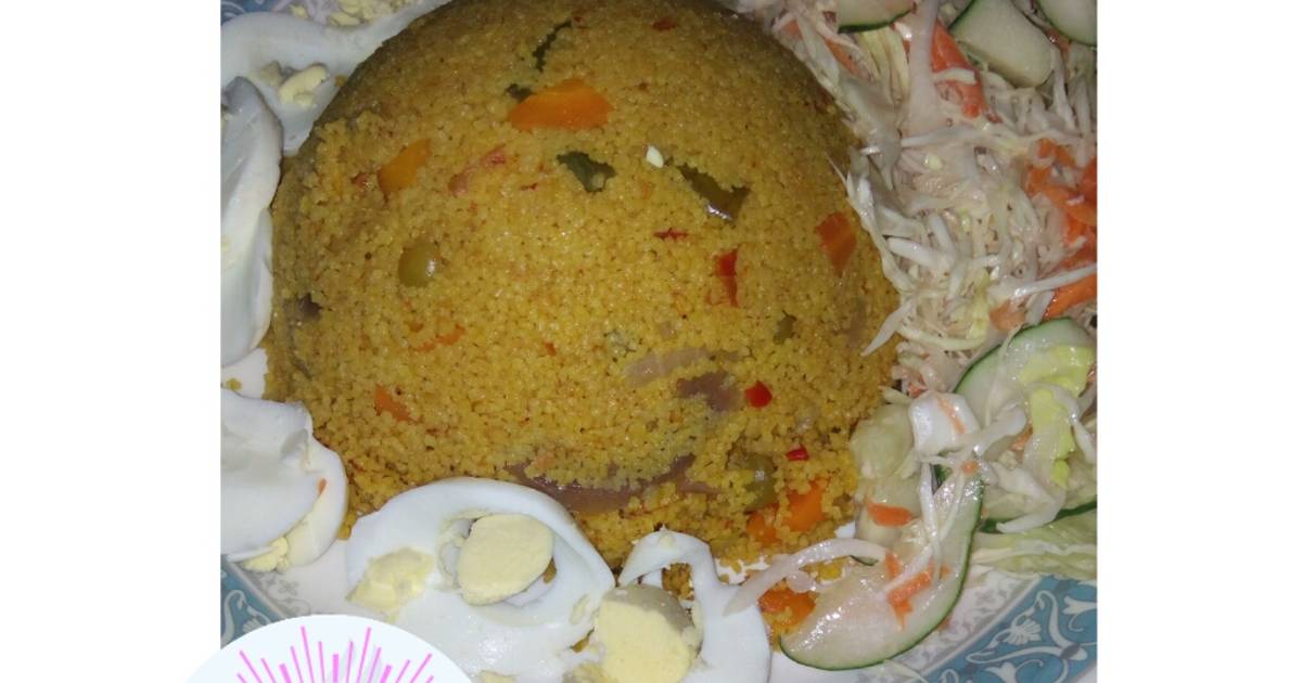Couscous jollof Recipe by hafsat tahir salga Cookpad