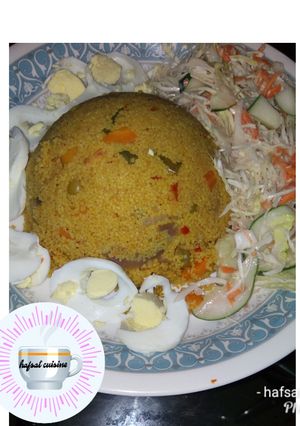 A picture of Couscous jollof.