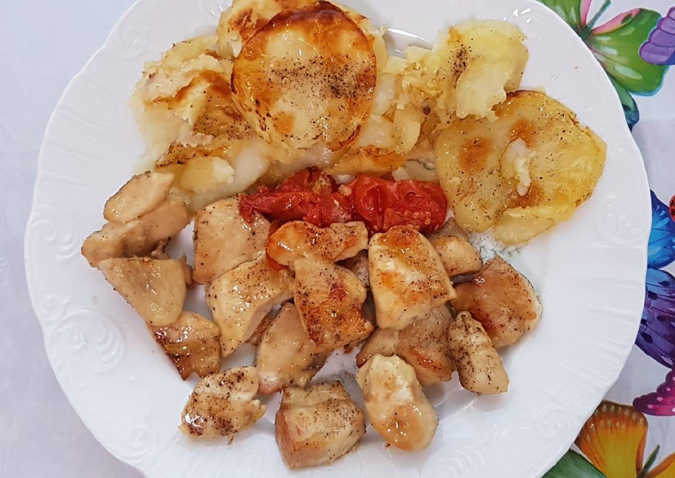 Pollo fácil al horno