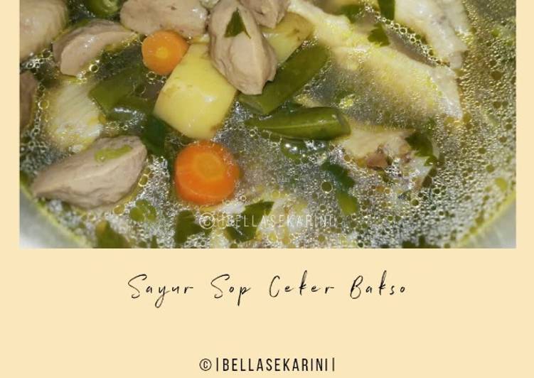 Sayur Sop Ceker Bakso