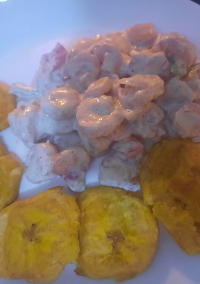Una foto de Camarones a la crema 😋