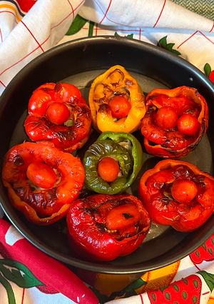 Foto di Peperoni ripieni di carne macinata