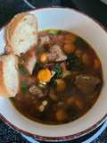 Instant pot beef barley soup